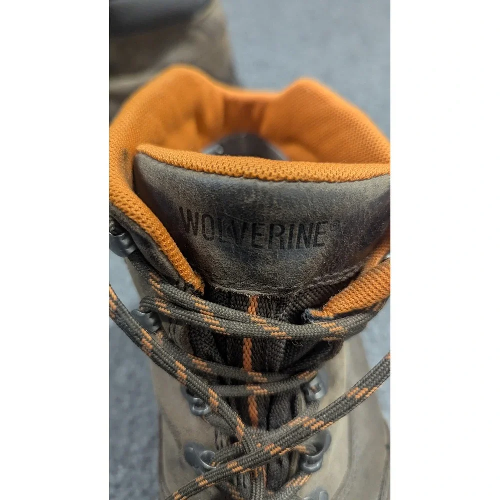 Wolverine Boots Mens 12 EW  Brown Leather Waterproof‎ Steel Toe ASTM F2413